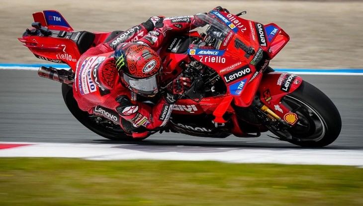 Bagnaia lidera la primera jornada del GP de los Países Bajos