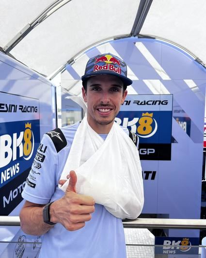 Alex Márquez se recupera tras cirugía en la mano izquierda