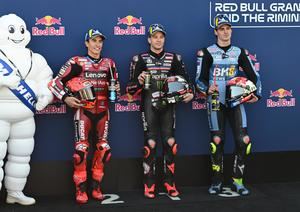 Marc Márquez saldrá segundo en Misano: Bezzecchi logra la pole y Bagnaia se hunde hasta la 14ª posición