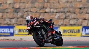 Bezzecchi lanza el primer aviso en Aragón: Marc Márquez se queda a solo 38 milésimas