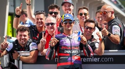 Jorge Martín consigue la pole position con récord de pista en el Gran Premio de Alemania