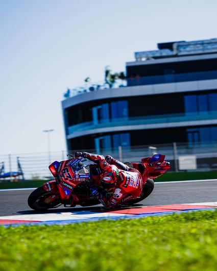 Bagnaia prueba la GP24 de Ducati en Misano, según VR46