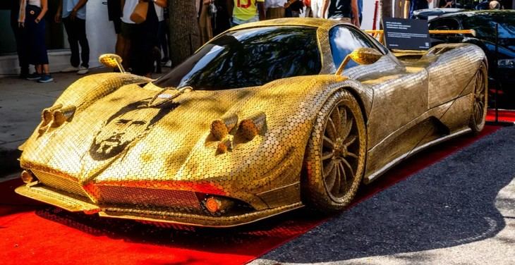 Obra maestra: Zonda F hecho con más de 100.000 monedas uruguayas