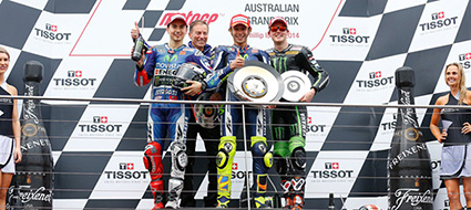 Valentino Rossi gana en el GP de Australia