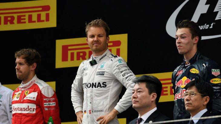 Rosberg, gana con diferencia