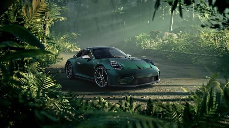 Porsche presenta el 911 GT3 Ocelote: inspirado en la selva amazónica