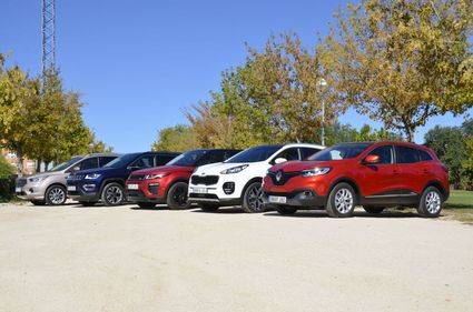 Comparativa SUV del momento: Range Rover Evoque, Ford Kuga, Renault Kadjar, Jeep Compass y Kia Sportage