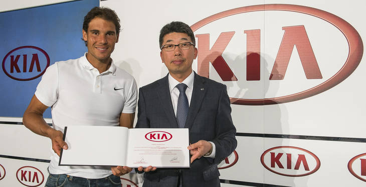 Rafa Nadal y Kia seguirán 5 años más