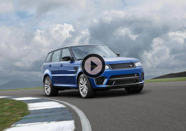 El Range Rover Sport SVR a cámara lenta