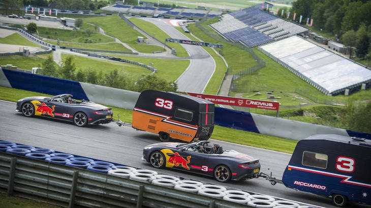 Ricciardo y Verstappen se divierten en el Red Bull Ring