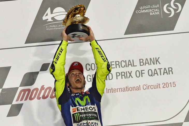 Rossi, como en sus mejores tiempos,