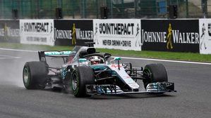 GP de Bélgica: Hamilton hace la pole bajo la lluvia