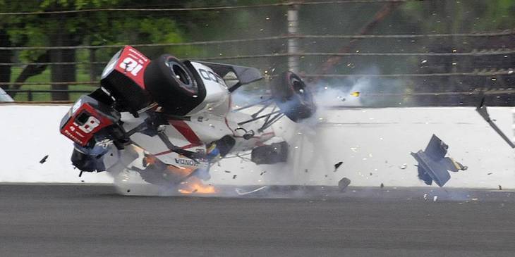 Indy 500: Alonso quinto y espectacular accidente de Sebastien Bourdais