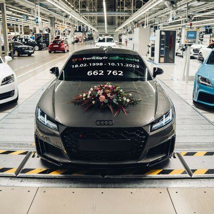 Audi confirma el adiós del TT con la última unidad saliendo de la línea de producción