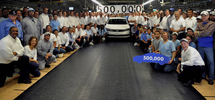 VW celebra la producción de 500.000 Passat