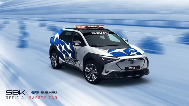 El Subaru Solterra será el primer Safety Car 100% eléctrico en el Campeonato del Mundo de Superbikes