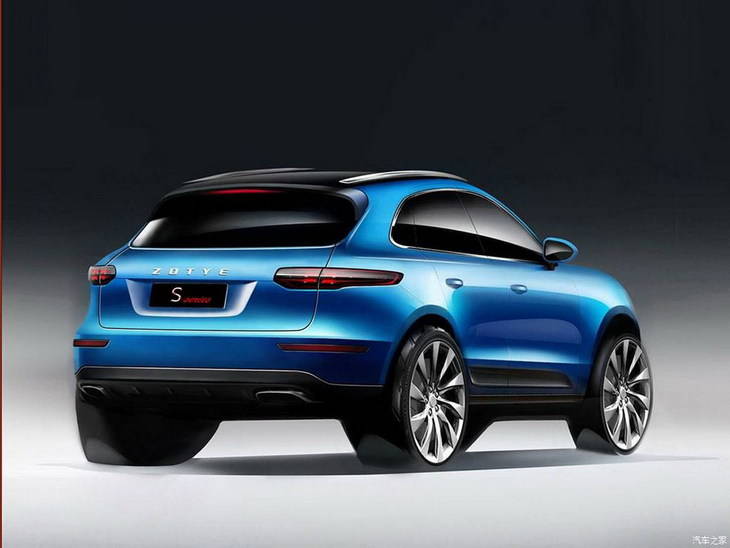 La firma china le copia el estilo al Porsche Macan