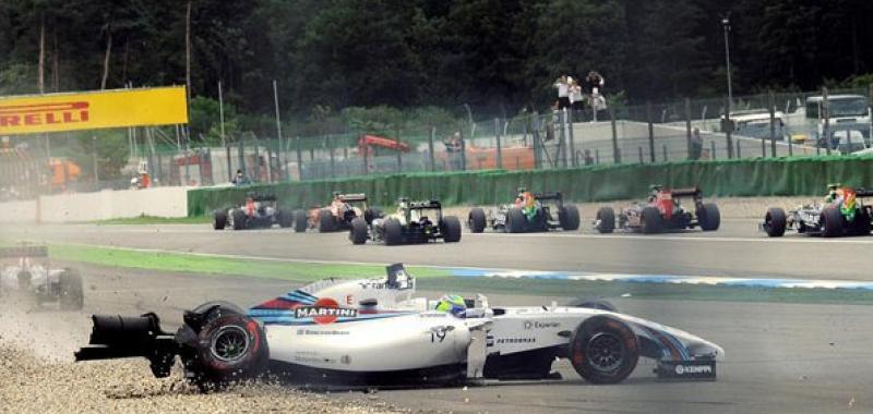 Secuencia accidente Felipe Massa 4