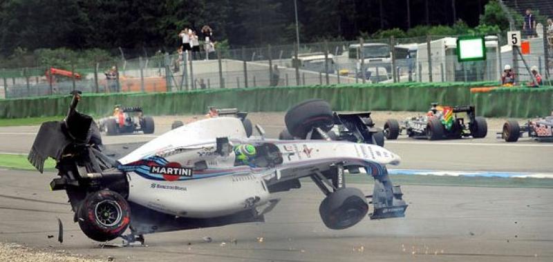 Secuencia accidente Felipe Massa 2