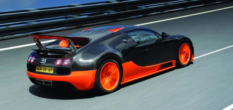 3.- Bugatti Veyron Super Sport 