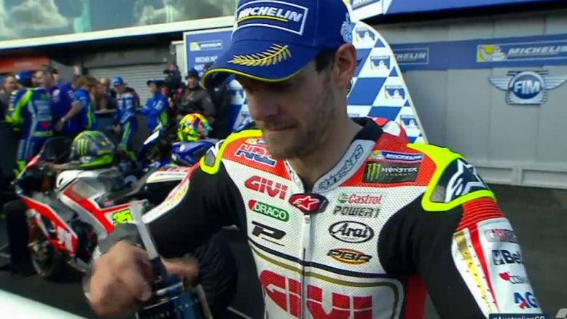 Cal Crutchlow, sa cayó, pero esta ahí