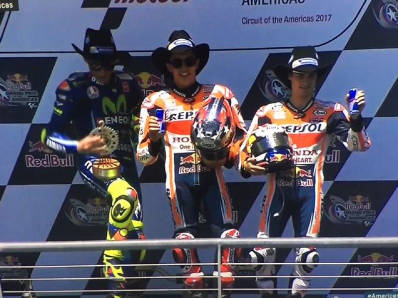 Podio de MotoGP