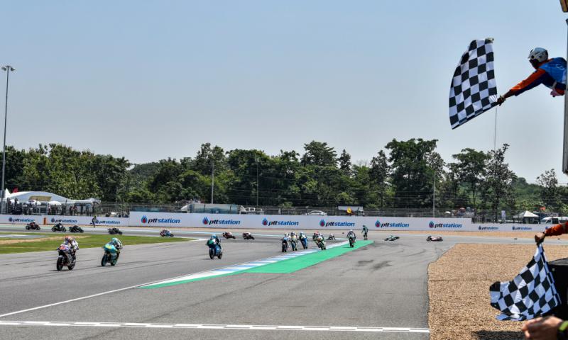 Abretada llegada en Moto3